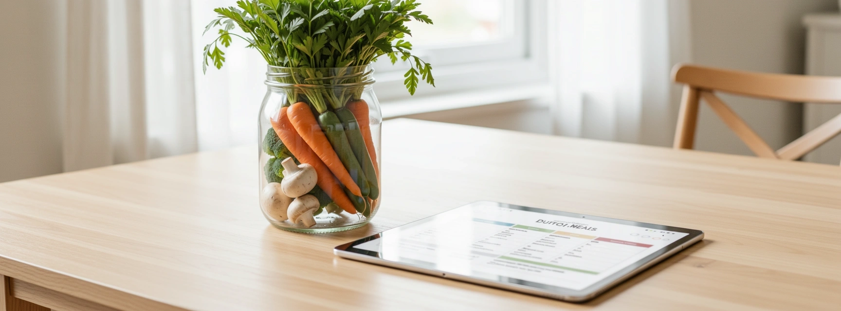 Maaltijdplanning visueel